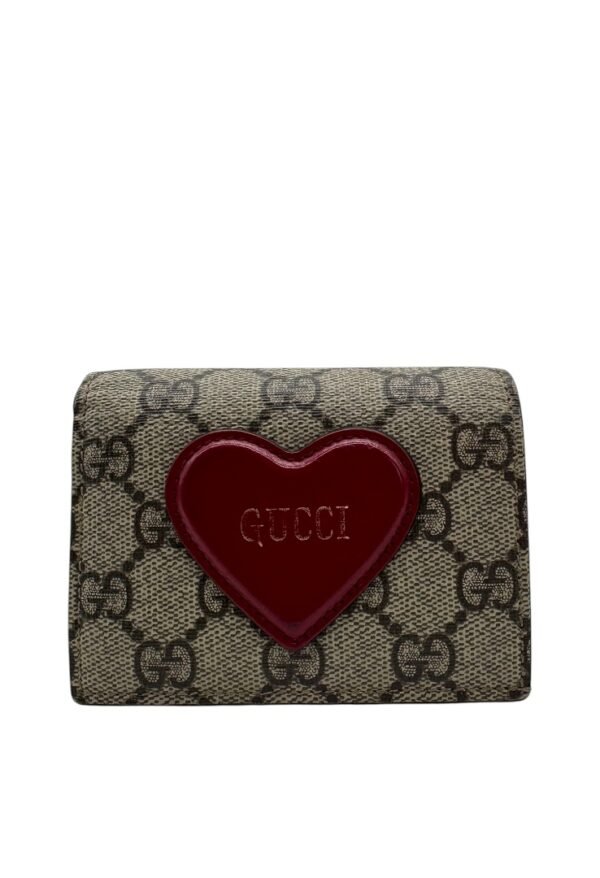 GUCCI - GG SUPREME HEART MOTIF WALLET - Image 13